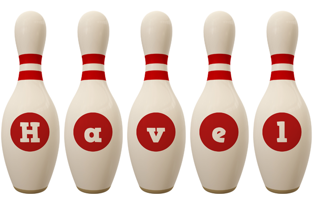 Havel bowling-pin logo