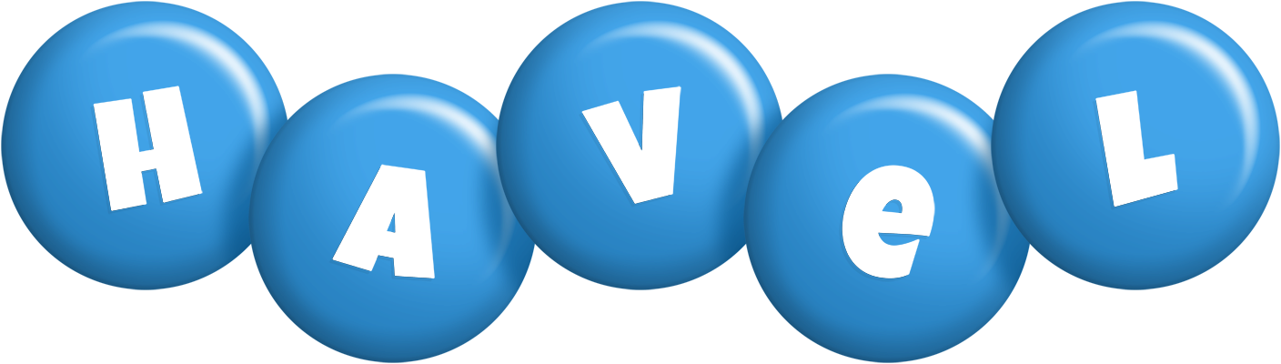 Havel candy-blue logo