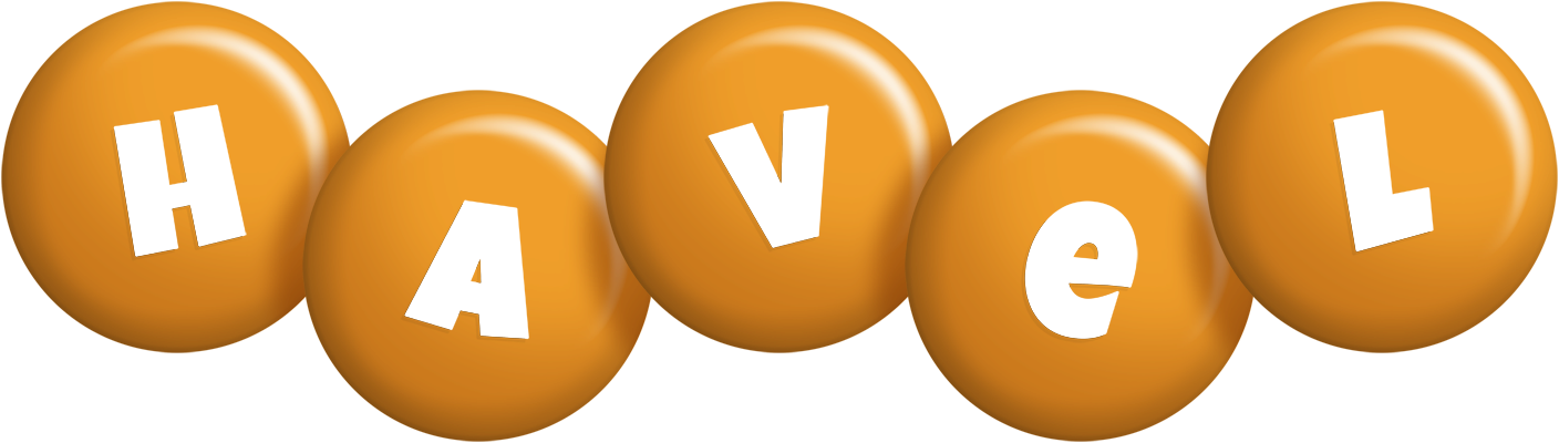 Havel candy-orange logo