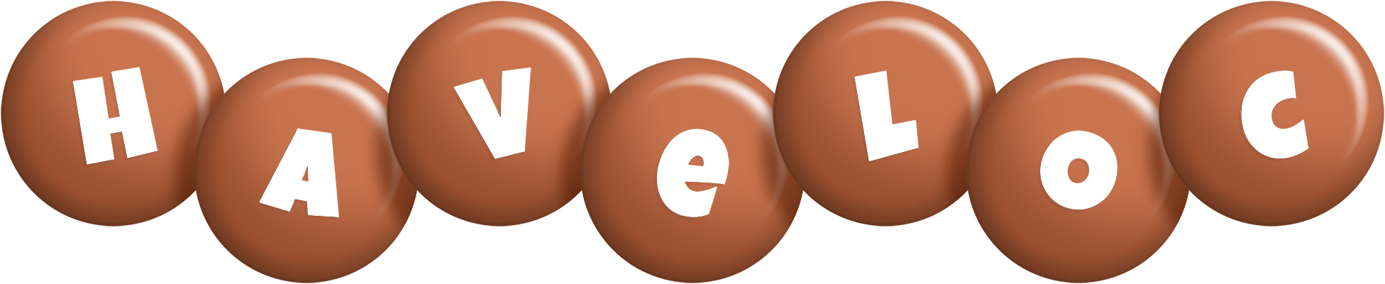 Haveloc candy-brown logo