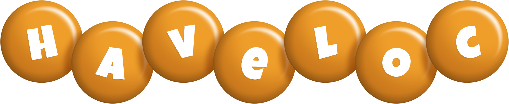 Haveloc candy-orange logo