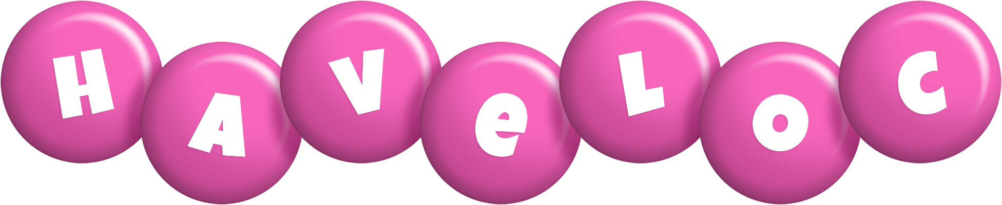 Haveloc candy-pink logo