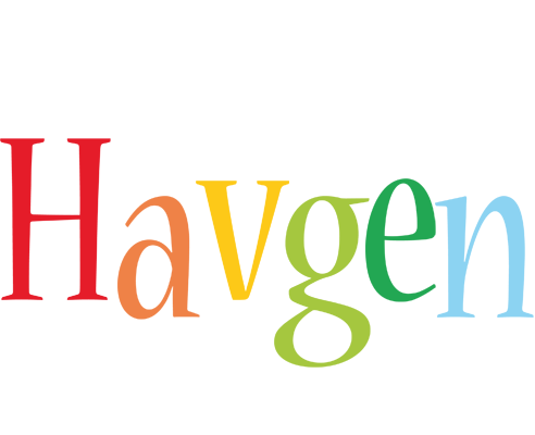 Havgen birthday logo