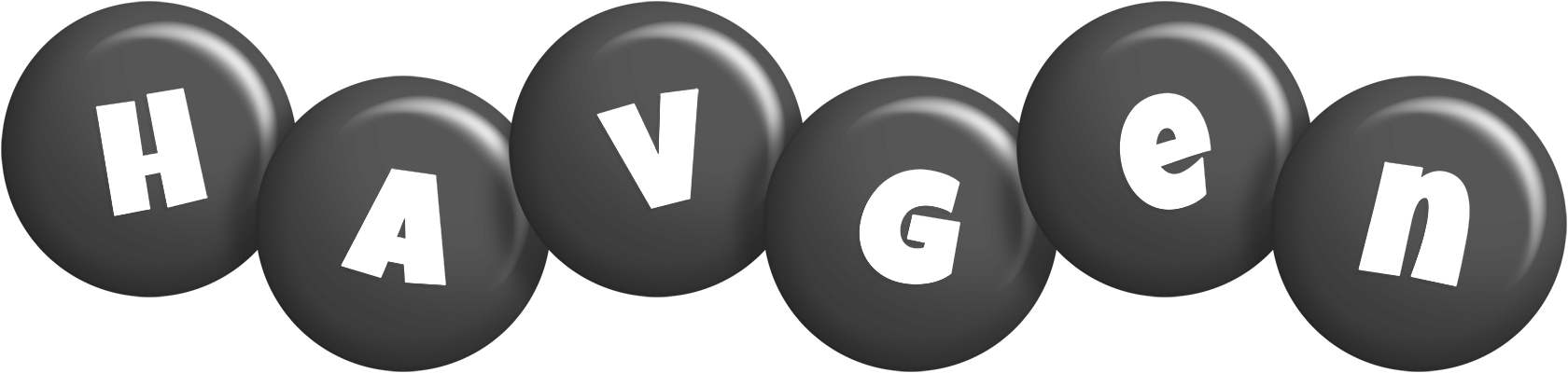 Havgen candy-black logo