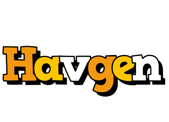 Havgen cartoon logo