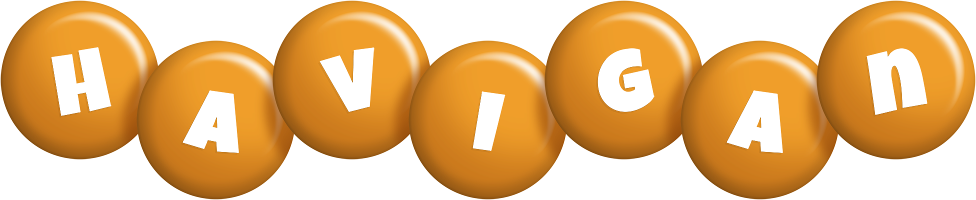 Havigan candy-orange logo