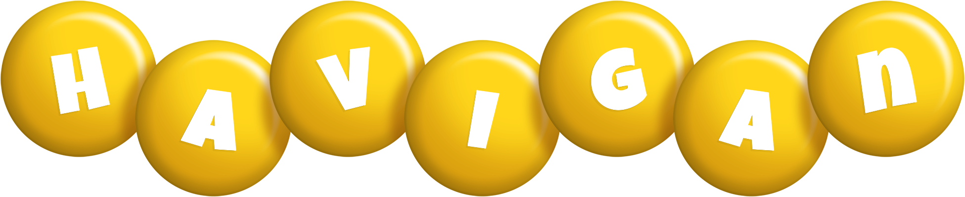 Havigan candy-yellow logo