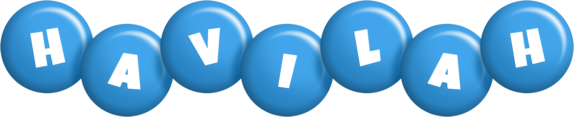 Havilah candy-blue logo