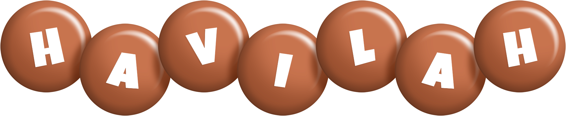 Havilah candy-brown logo