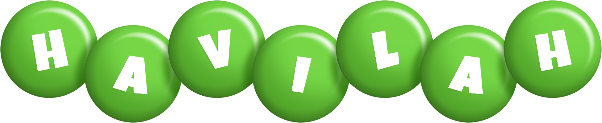 Havilah candy-green logo