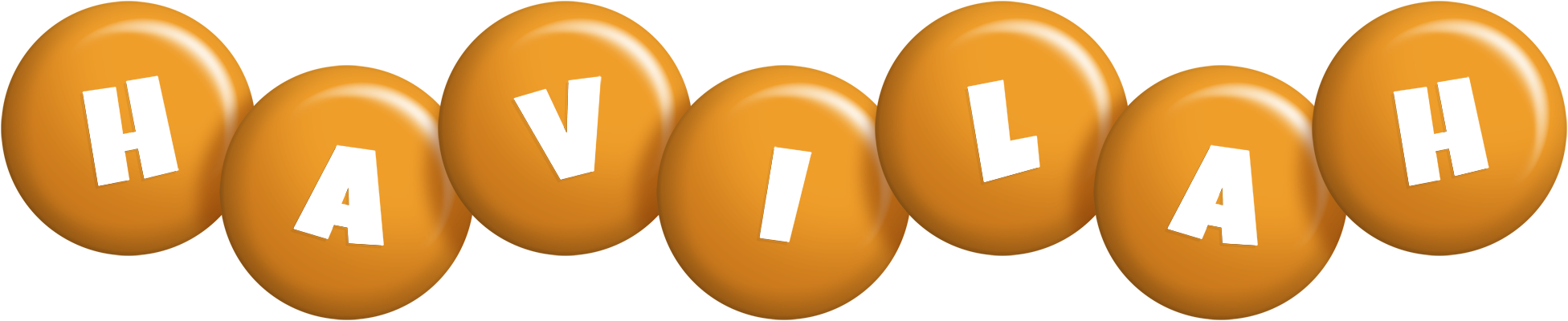 Havilah candy-orange logo