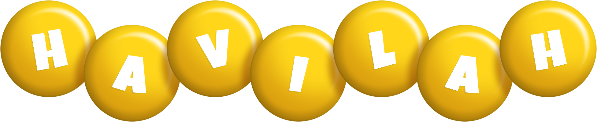 Havilah candy-yellow logo
