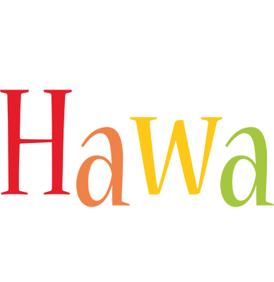 Hawa birthday logo
