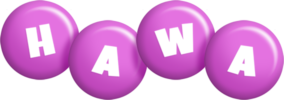 Hawa candy-purple logo