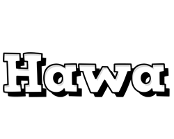 Hawa snowing logo