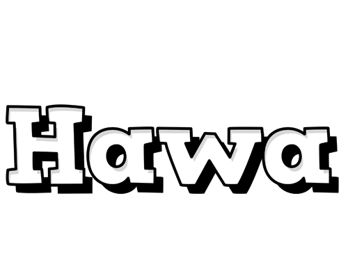 Hawa snowing logo