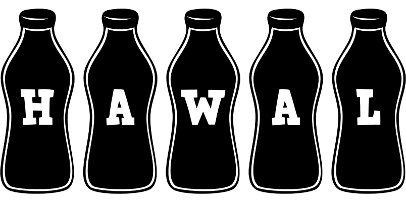 Hawal bottle logo