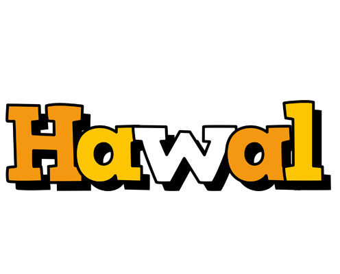 Hawal cartoon logo
