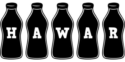 Hawar bottle logo