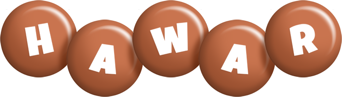 Hawar candy-brown logo