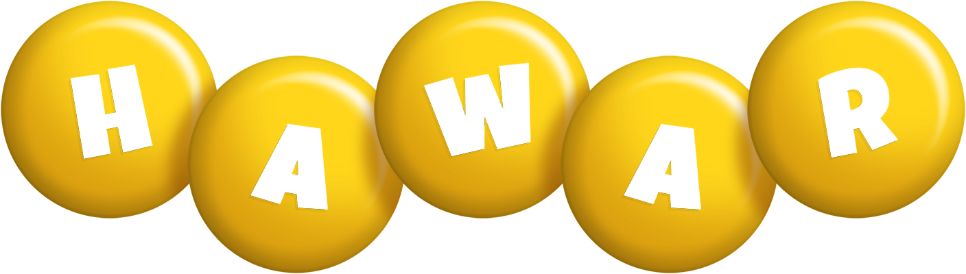 Hawar candy-yellow logo
