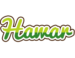 Hawar golfing logo