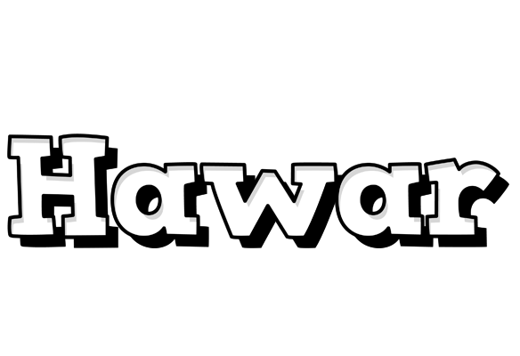 Hawar snowing logo