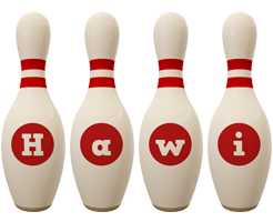 Hawi bowling-pin logo