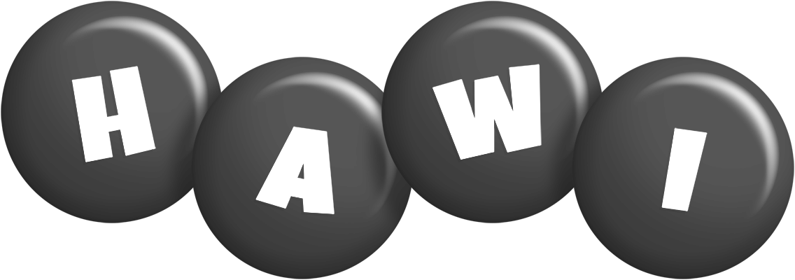 Hawi candy-black logo