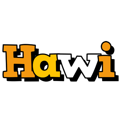 Hawi cartoon logo