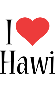 Hawi i-love logo