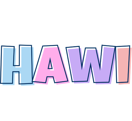 Hawi pastel logo