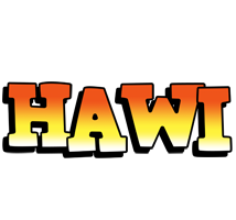 Hawi sunset logo