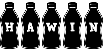 Hawin bottle logo