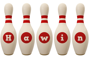 Hawin bowling-pin logo