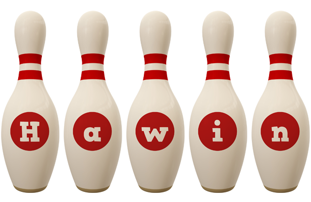 Hawin bowling-pin logo