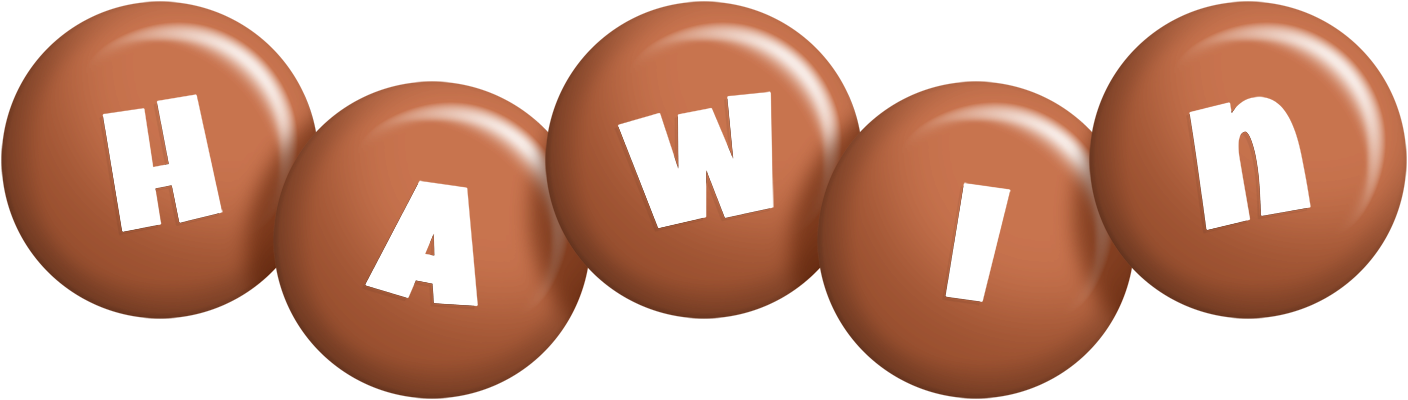 Hawin candy-brown logo