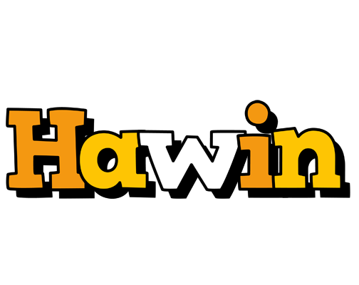 Hawin cartoon logo