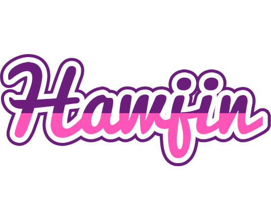 Hawjin cheerful logo