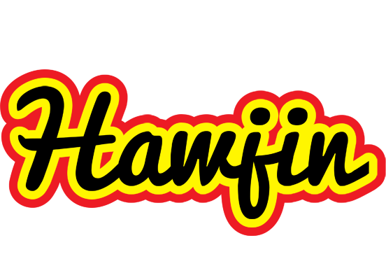Hawjin flaming logo