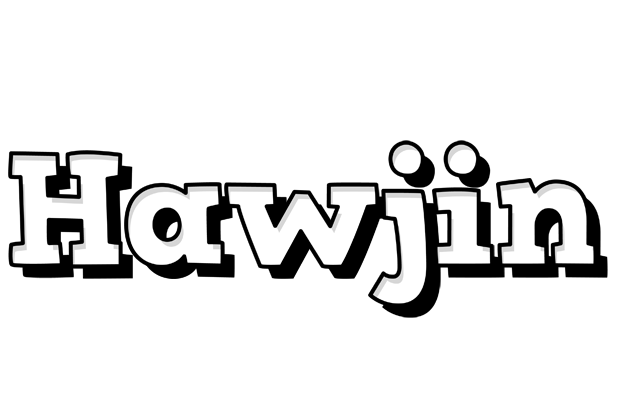 Hawjin snowing logo