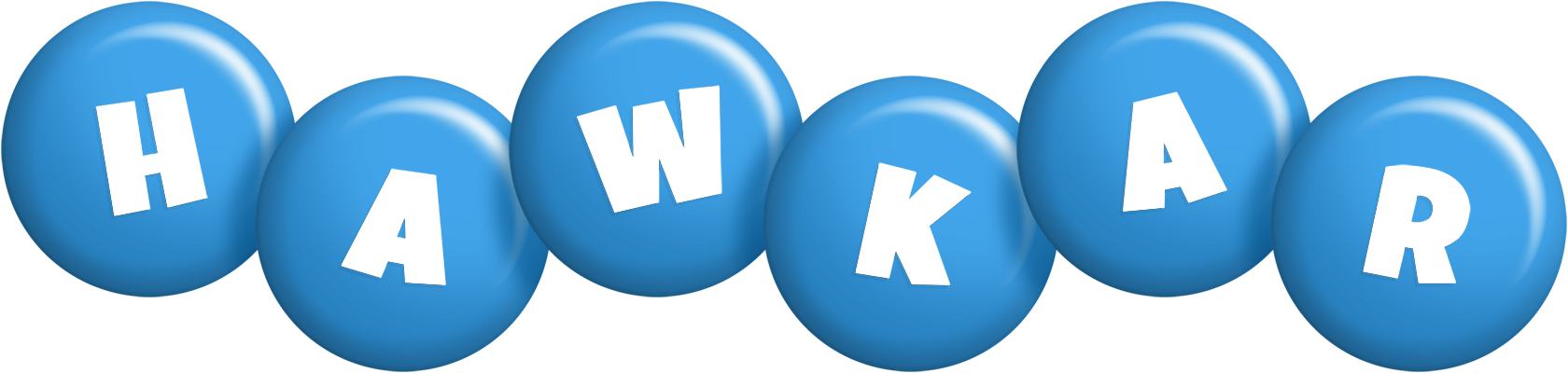 Hawkar candy-blue logo