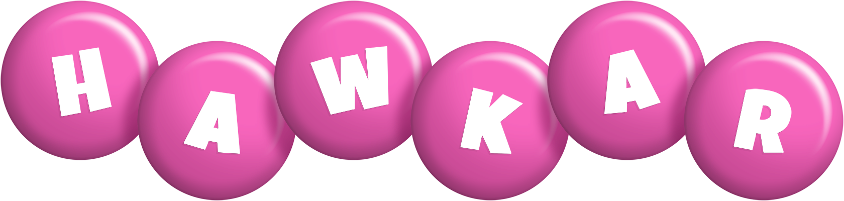 Hawkar candy-pink logo