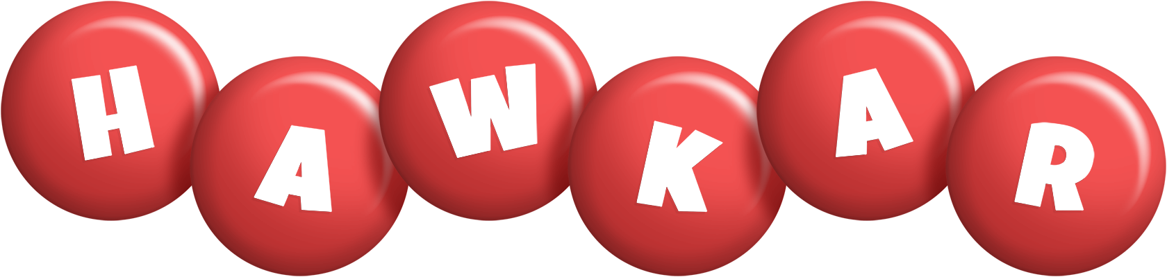 Hawkar candy-red logo