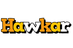 Hawkar cartoon logo
