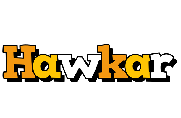 Hawkar cartoon logo