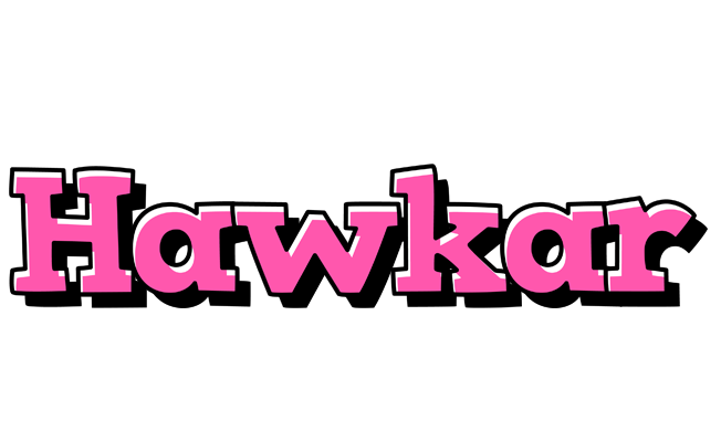 Hawkar girlish logo