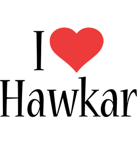 Hawkar i-love logo