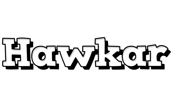 Hawkar snowing logo