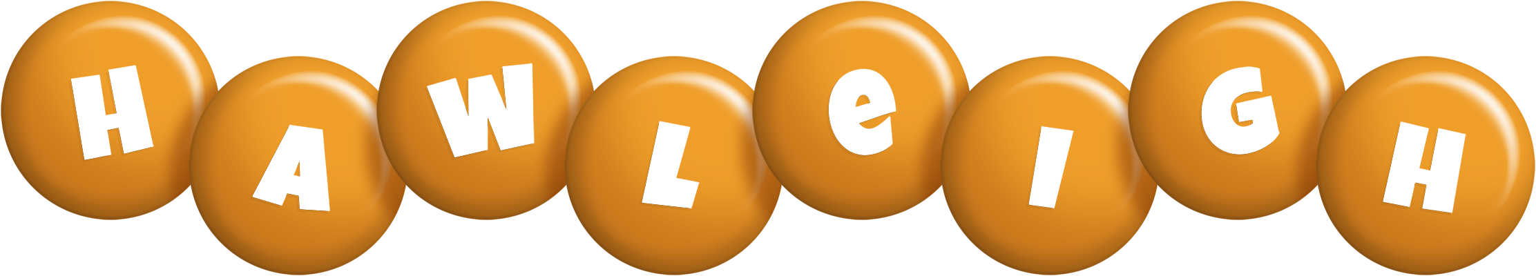 Hawleigh candy-orange logo